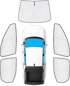 lot 3256 image: KMF 5pcs Thicken Car Sun Shades for Hyundai Santa Cruz 2022-2025 2026 Accessories, Car Window Covers Sunshade for Windshield Side Rear, Truck UV Block and Privacy Blackout for Camping