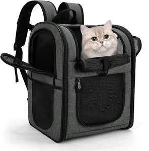 lot 3268 image: Apollo Walker Cat Backpack Carrier, Support Frame, 16 lb Weight Capacity