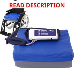 lot 3313 image: $220 Alternating Pressure Wheelchair Cushion Pneumatic Waterproof Air Cell Cushion for Pressure Sore Relief Promotes Blood Flow Minimizes Tissue Deformation Relieve Coccyx Tailbone Pain Low Air Loss