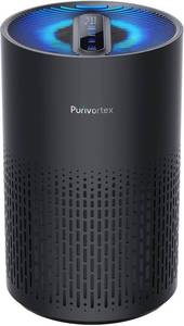 lot 3331 image: Purivortex Air Purifiers for Bedroom, Covers Up to 880 Sq Ft, PX500 Black