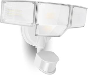 lot 3369 image: LUTEC 80W 9000LM LED Security Light Hardwire Motion Sensor Outdoor Lights