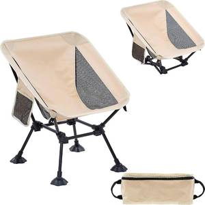 lot 3431 image: Lightweight Folding Backpacking Camping Chair for Hiking, Beach