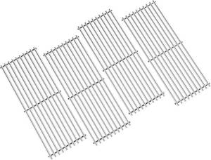 lot 3438 image: Solid Stainless Steel BBQ Grill Grates for Bull Most Models 19 58 x 7 Set of 4