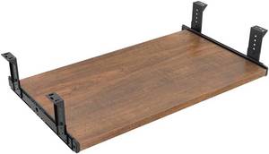 lot 6210 image: FRMSAET Under Desk 202430 inch Keyboard Drawer Platform (24 in, Brown)