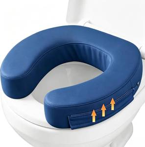 lot 6214 image: 3-Inch Padded Toilet Seat Cushion for Seniors