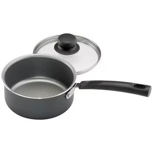 lot 6227 image: 18-Piece Stainless Steel Nonstick Cookware Set Gray Interior Glass Lids Dishwasher Safe GasElectricCeramic Compatible Riveted