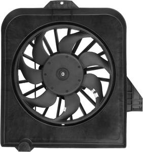 lot 8199 image: BOXI 620-018 Left Radiator Cooling Fan Assembly fits 2001-2005 DOD-ge Caravan Grand Caravan or Town & Country  2001 2002 2003 Chrysl-er Voyager (Replaces 4809171AC 4809171AE 4809171AF 4809171AG)