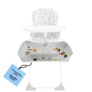 lot 8214 image: CATCHY - Food Catcher - Compatible with Graco Slim Snacker High Chair  11 Other High Chairs - Highchair Sold Separately - Baby & Toddler Food & Mess Catcher - Under High Chair Accessory