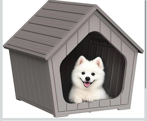 lot 594 image: Dog House Weatherproof with Spacious Door - Retail $45