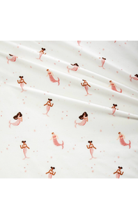lot 638 image: Pillowfort Full Kids Mermaid Sheet Set 4-Piece 220 Thread Count - Retail $35