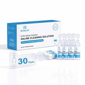 lot 678 image: 0.9% Saline Solution, 60x5mL Individually Sealed Vials, 300mL TotalDaily Personal Care, No Additives, Designed for All Ages, 5mL Pre-Measured Vials, 60-Pack 300mL - Retail $24