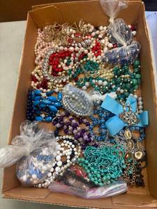 Jewelry Lot Beads Pearls Bracelets Necklaces Charms Mixed