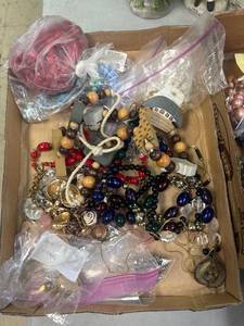 Jewelry Lot Beads Necklaces Bracelets Chains Rings Assorted