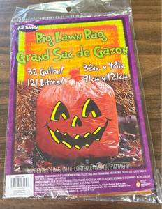 lot 110 image: Fun World Big Lawn Bag 32 Gallon 36in. x 48in.