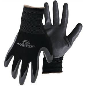 lot 117 image: Boss JobMaster Men s IndoorOutdoor High Dexterity Palm Gloves BlackGray M 1 pair