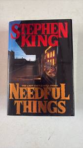 lot 140 image: Stephen King Needful Things The Last Castle Rock Story Hardcover Book