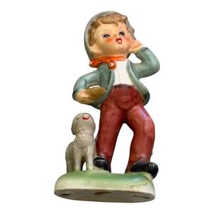 lot 147 image: OAIAB Figurine Boy with Dog