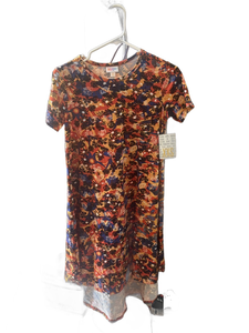lot 164 image: Floral Print Short Sleeve T-Shirt Dress XXS