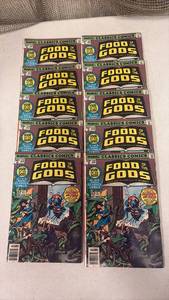 lot 167 image: Marvel Classics Comics Food of the Gods 10 Comic Books Lot