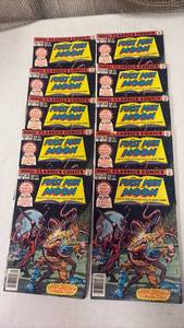 lot 168 image: Marvel Classics Comics The First Men in the Moon 10 Issue Lot