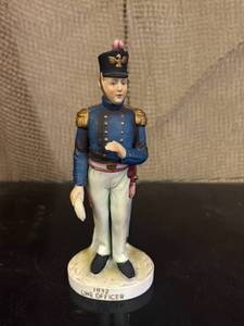 lot 178 image: Lefton China Hand Painted Figurine 1832 Line Officer KW3678 H