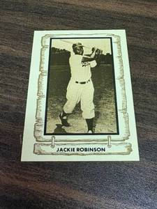 lot 185 image: Cramer Baseball Legends Jackie Robinson Trading Card Series 1 No. 15 of 30