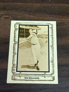 lot 190 image: Cramer Sports Promotions Baseball Legends Card Ted Williams Series 3 No. 61