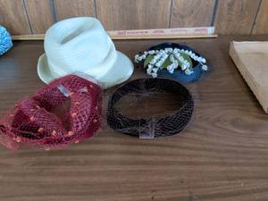lot 17 image: Four Sunday church hats