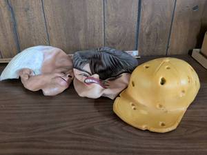 lot 18 image: Rubies Costume Co. Latex Head Masks 2 Pack