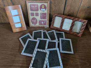 lot 33 image: Picture Frame Lot Incl Pier 1 Imports 3 12 x 5 in Multi-Opening Frame