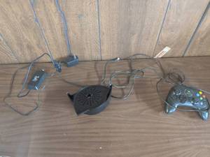 lot 58 image: Xbox Controller Lot with Power Adapters and Cradle Stand