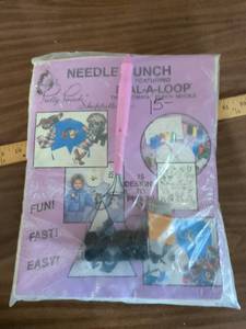 lot 109 image: Pretty Punch Needle Punch Kit 15 Designs Pal-A-Loop Punch Needle