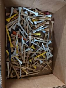 lot 117 image: Golf Tees Assorted Colors Loose Lot