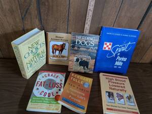 lot 131 image: Book Lot of 7 Titles incl. New Choices in Natural Healing and Herding Dogs