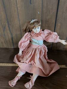 lot 149 image: Large Porcelain doll.