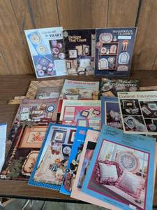Cross Stitch Pattern Booklet Lot Country Bears Childish Delights