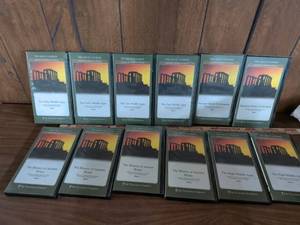 lot 164 image: The Great Courses Ancient & Medieval History Lot of 12 Course Cases
