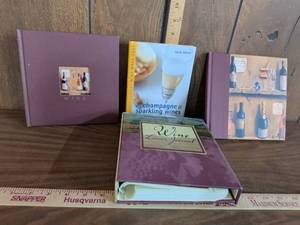 lot 210 image: Wine Books Lot of 4 Champagne & Sparkling Wines Barrie Wine Lovers Journal