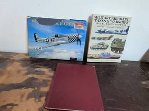 lot 235 image: Lot of 3 Military Aviation Books Flying Legends, Mustang at War, Military Aircraft
