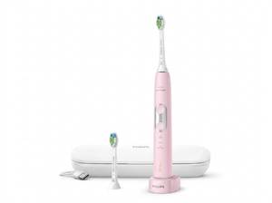 lot 418 image: Philips Sonicare Protective Clean 6500 Toothbrush Pastel Pink HX646206