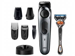 lot 431 image: Braun Beard Detail Trimmer Cordless 10 Piece Set BT7240