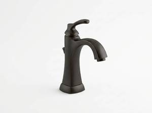 lot 460 image: Kohler Ridgeport Single-Handle Bathroom Faucet Oil-Rubbed Bronze Finish