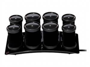 lot 462 image: T3 Volumizing Hot Rollers Luxe Set Dual Temperature Black 88590717