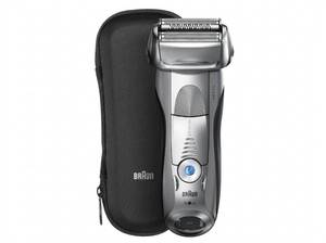 lot 472 image: Braun Series 7 Mens Electric Shaver with Travel Case, Silver 7893S