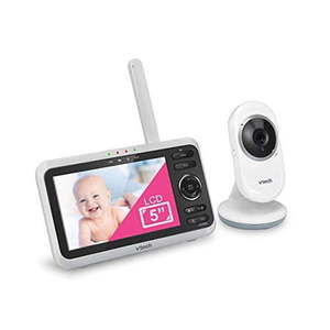 lot 538 image: VTech Video Baby Monitor 5-Inch LCD Night Vision VM350