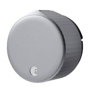 lot 473 image: August Wi-Fi Smart Lock Silver Finish w Optional Cover Plate