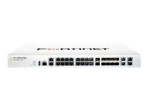 lot 495 image: Fortinet FortiGate 100F Series Network Security Appliance w Rack Ears & Patch Cable