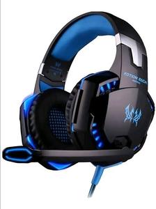 lot 504 image: Kotion Each G2000 Pro Gaming Headset w Braided Cable and Splitter Cable