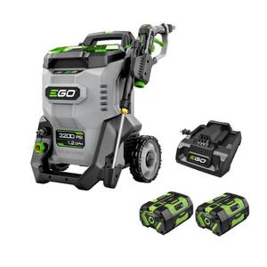 lot 554 image: EGO Cordless Pressure Washer 3200 PSI 1.2 GPM HPW3204-2 - Tool Only, Needs BatteryCharger  Retail $779