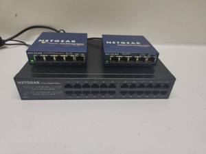 lot 29 image: NETGEAR 24-Port Gigabit Ethernet Unmanaged Switch GS324
